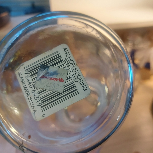 Glass canister- vintage Anchor Hocking duck pattern - Picture 3 of 8